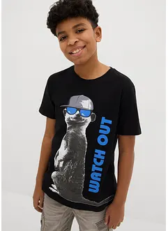 Jongens T-shirt van biologisch katoen met een coole print, bonprix
