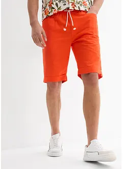 Instap bermuda van linnenmix, regular fit, bonprix