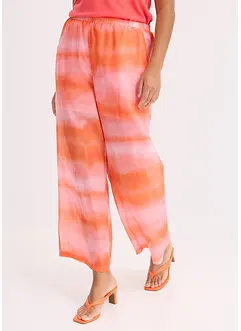 Wijde broek met batikprint, bonprix