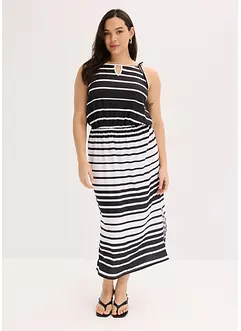 Jersey jurk met veters, bonprix