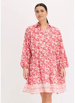 Jurk in linnen look, bonprix