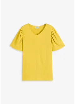 Shirt van gestructureerde crêpe, bonprix