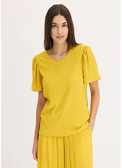 Shirt van gestructureerde crêpe, bonprix