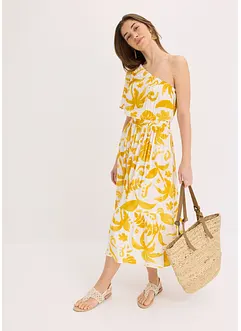 One shoulder jurk van gestructureerde viscose, bonprix
