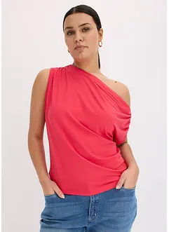 Shirt met asymmetrische halslijn, bonprix