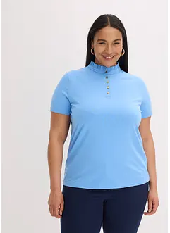 Katoenen shirt met ruches, bonprix