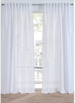 Gordijn in linnenlook normaal en extra breed (set van 1), bonprix