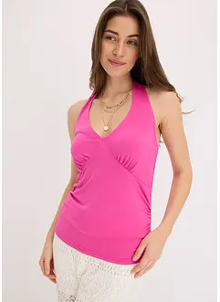 Top met halternek en diep decolleté, bonprix