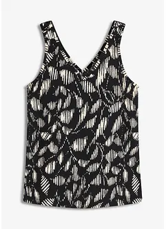 Gedessineerde top van gestructureerde jersey, bonprix