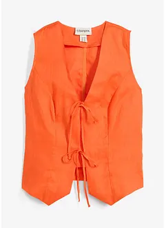 Blousetop van linnen, bonprix