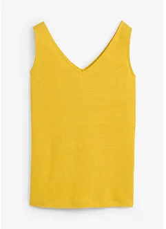 Linnen tanktop, bonprix