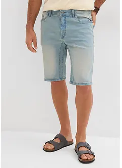 Stretch jeans bermuda met verstevigd kruis, regular fit, bonprix