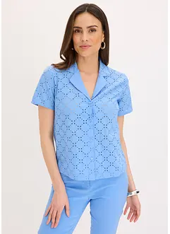 Blouse met broderie anglaise, bonprix