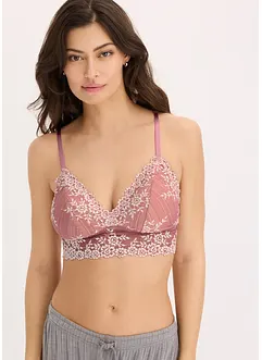 Bralette met gerecycled materiaal, zonder beugels, bonprix