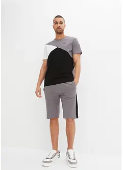 T-shirt en sweat bermuda (2-dlg. set), bonprix