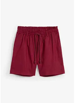 Paperbag short met linnen, bonprix