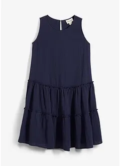 Meisjes midi jurk van mousseline, bonprix