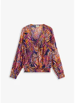 Gedessineerde blouse van chiffon, bonprix