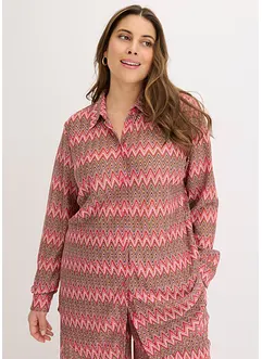 Lange blouse in gehaakte look, bonprix