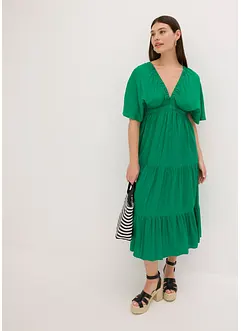 Midi jurk van soepele viscose, bonprix