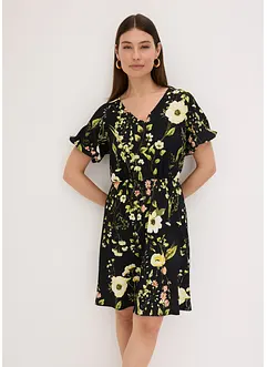 Jurk met pofmouwen, bonprix