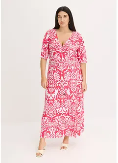 Gedessineerde jersey jurk, bonprix