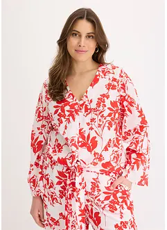 Gedessineerde blouse van puur katoen, bonprix