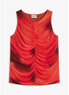 Gedessineerde top van zacht mesh, bonprix