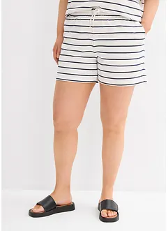 Sweat short in een katoen-wolmix, bonprix
