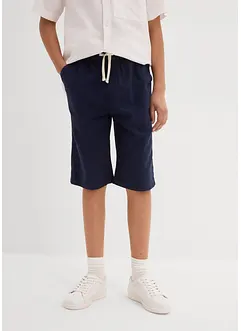 Instapshort van een luchtige linnenmix, regular fit, bonprix