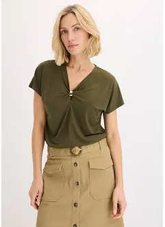 Shirt met een decoratieve ring, bonprix