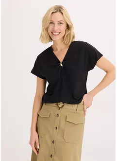 Shirt met een decoratieve ring, bonprix