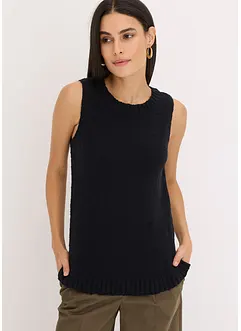 Gebreide top van katoen, bonprix