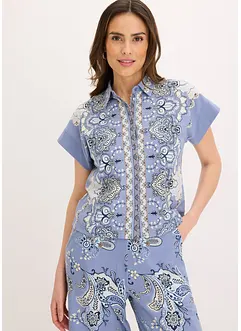 Oversized shirt met paisley motief, bonprix
