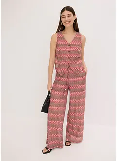 Gilet met gehaakte look, bonprix