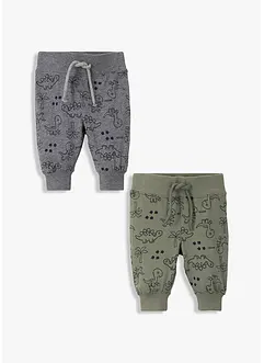 Baby shirtbroek (set van 2) van biologisch katoen, bonprix