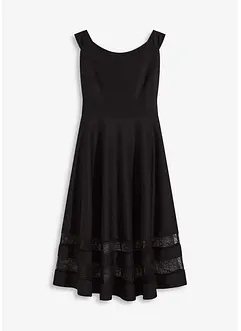Carmen jurk met kant en riem, bonprix