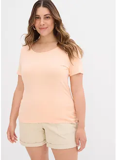 T-shirt van soepele viscose (set van 2), bonprix