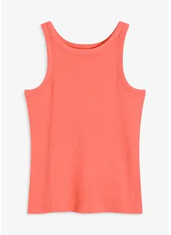 Geribde tanktop van biologisch katoen, bonprix