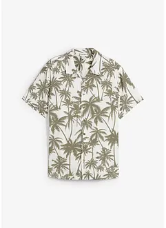Overhemd met reverskraag en korte mouwen, slim fit, bonprix