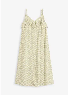 Midi jurk met ruches, bonprix