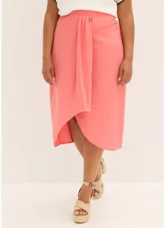 Midirok van lichte crèpe, bonprix