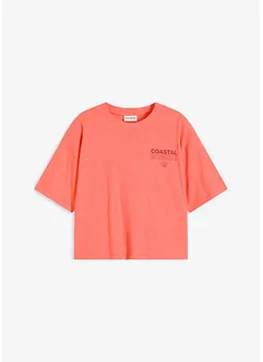 Oversized T-shirt van biologisch katoen, bonprix