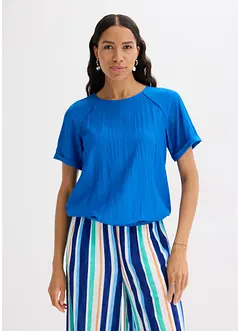 Blouse met korte mouwen van zachte viscose, bonprix
