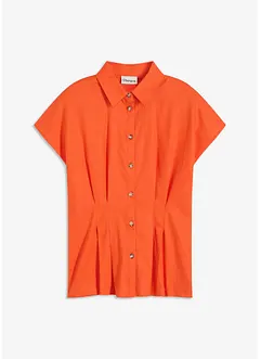 Blouse met korte mouwen in een luchtige viscosemix, bonprix