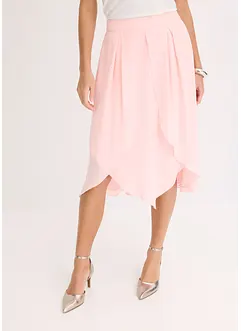 Midi rok met ruches, bonprix