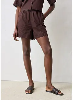 Short met zijde, bonprix