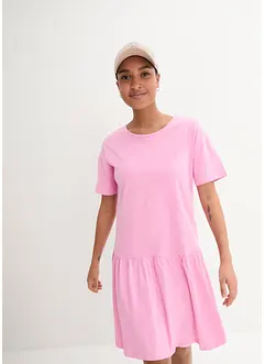 Korte shirtjurk van biologisch katoen, bonprix