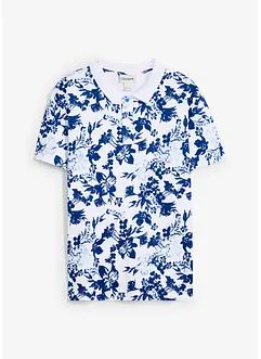 Poloshirt met korte mouwen van biologisch katoen, bonprix