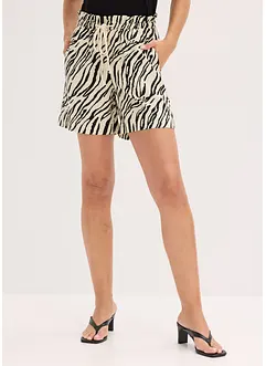 Paperbag short met strikkoordjes, bonprix